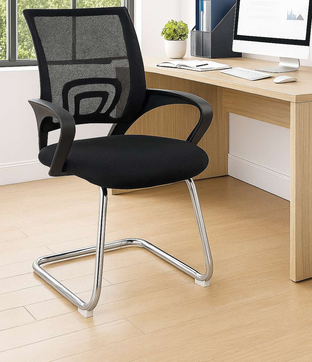 Cadeira Lille Fixa — Home Office · Cantiléver Kursi.br